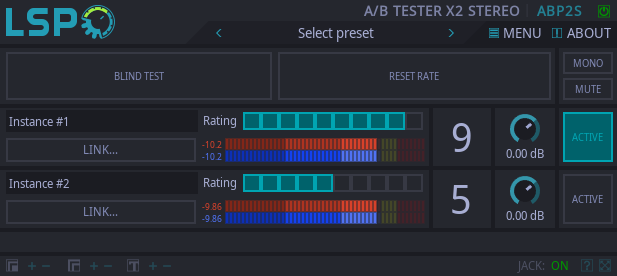A/B Prüfer x2 Stereo