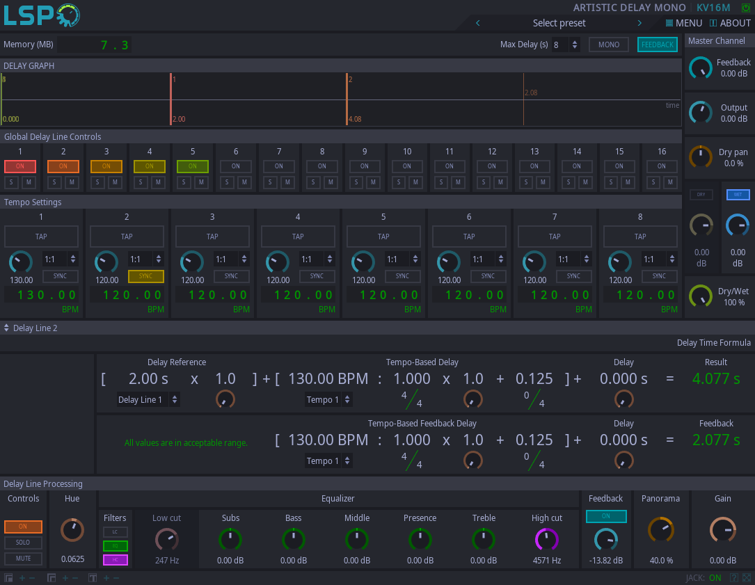 Künstlerische Verzögerung
