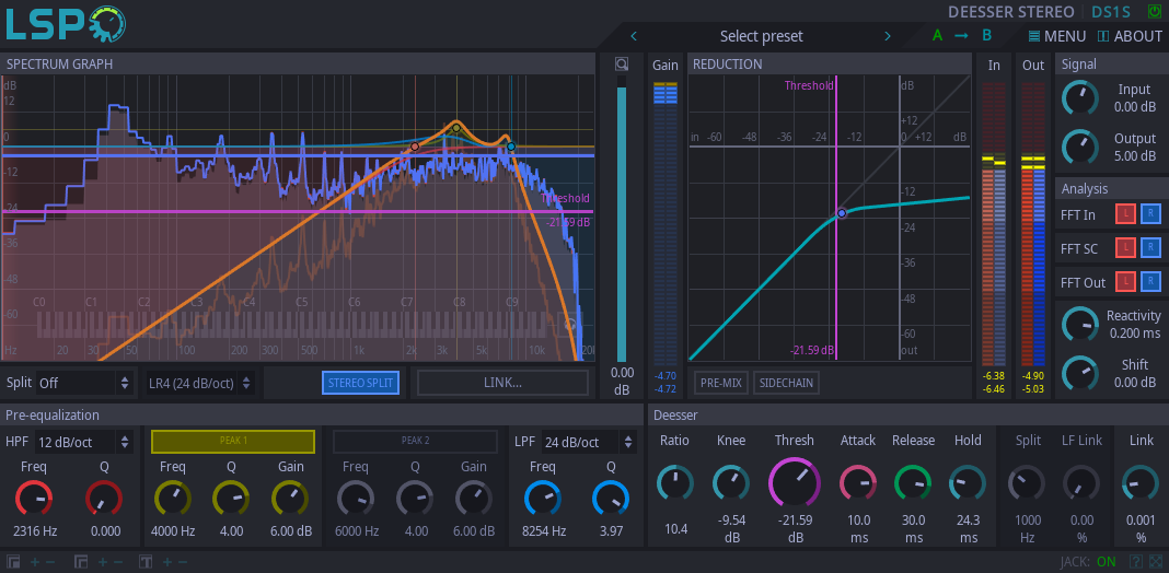 Deesser Stereo
