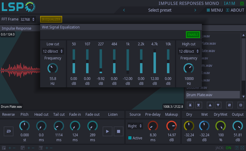 Impulsantworten Mono