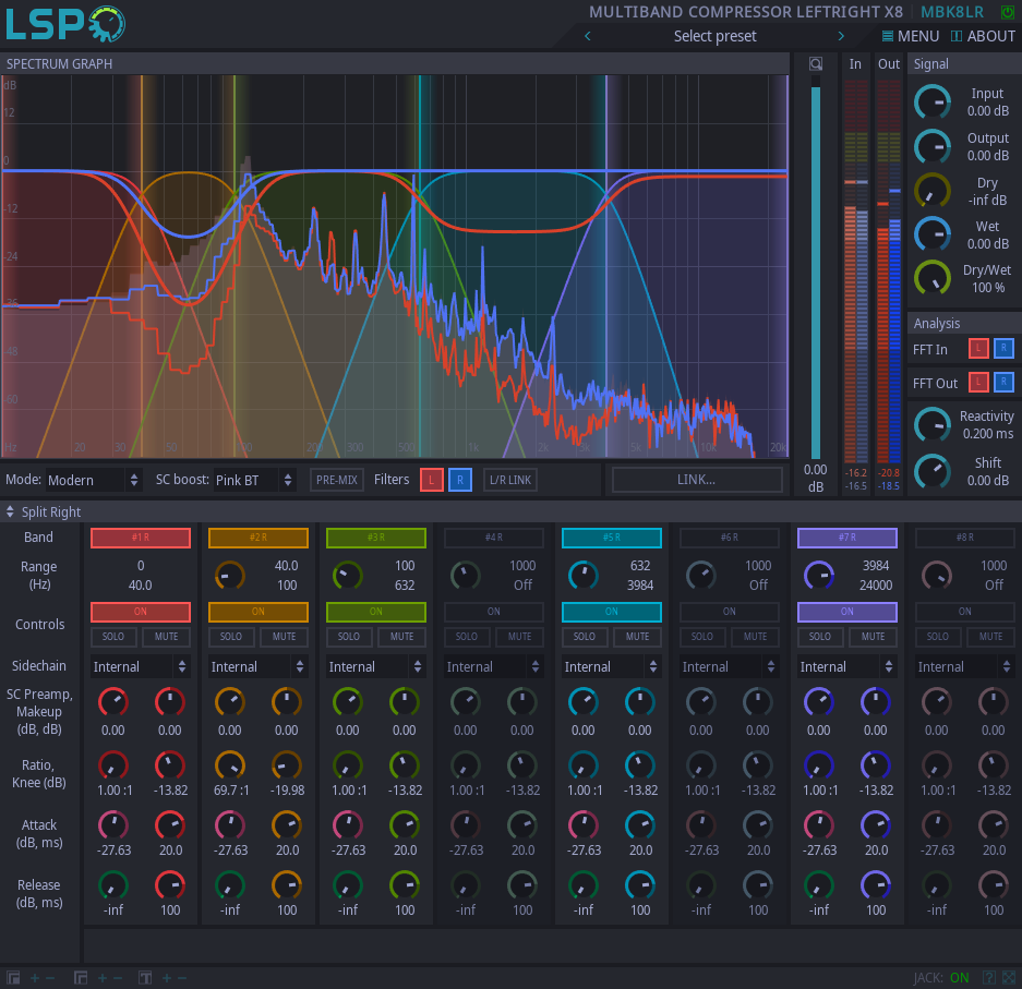 Multi-band Kompressor LeftRight x8