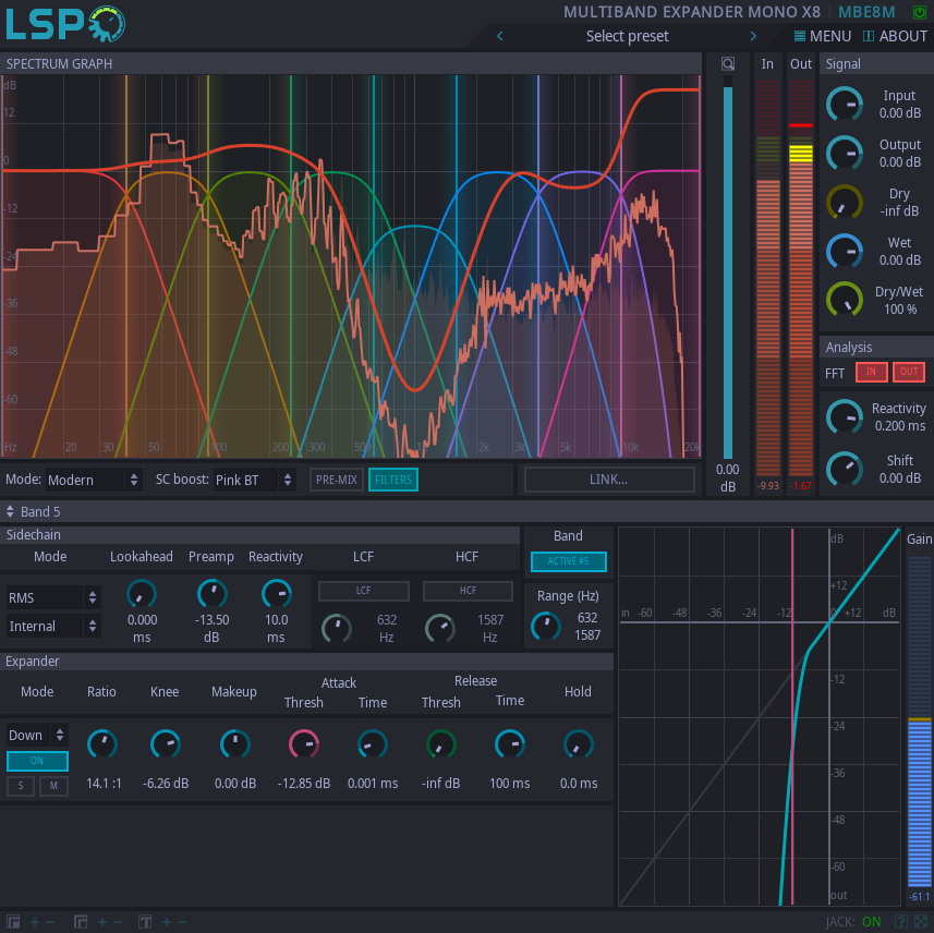 Multi-band Expander Mono x8