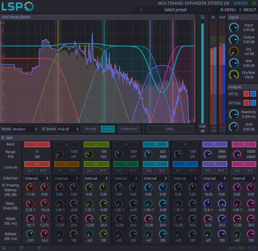 Multi-band Expander Stereo x8