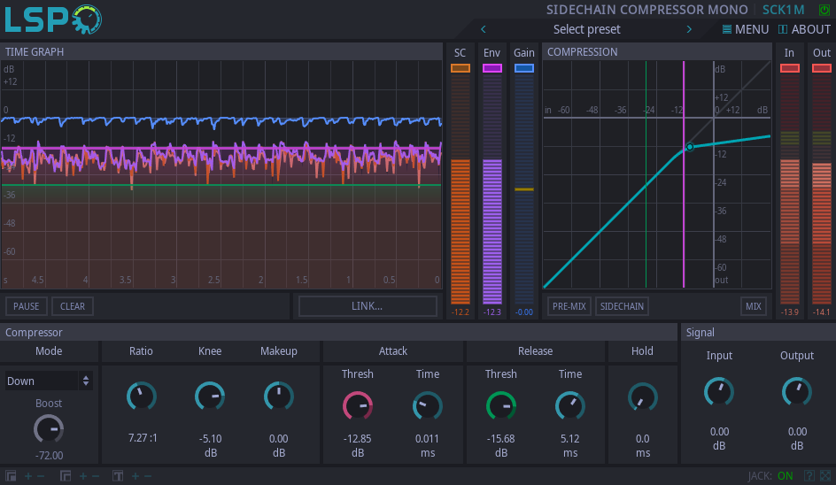 Sidechain-Kompressor Mono