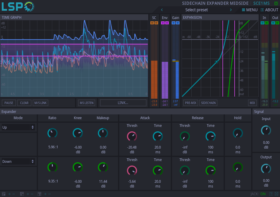 Sidechain-Expander MidSide
